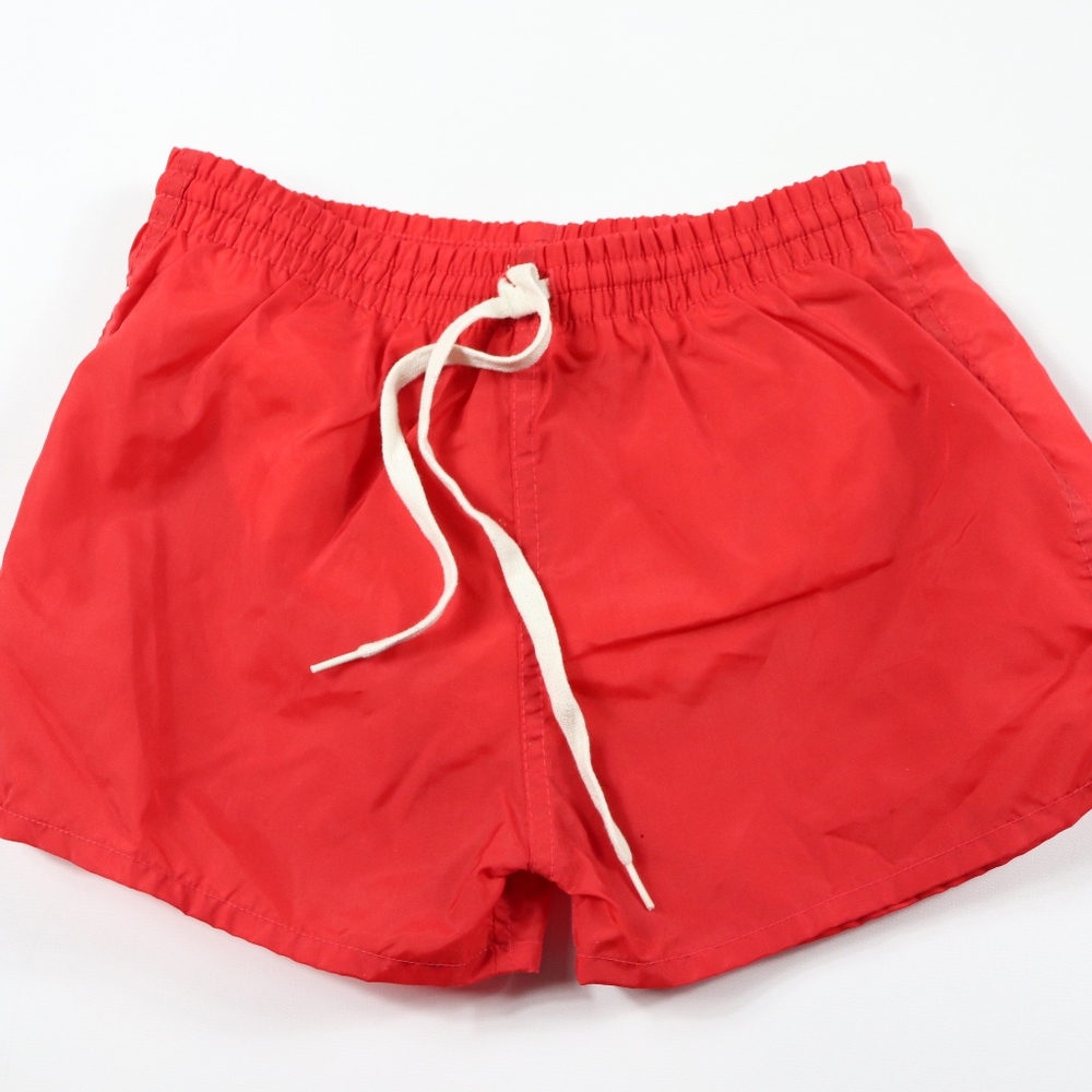 80s New Union Jacks Youth Small Soccer Shorts Red